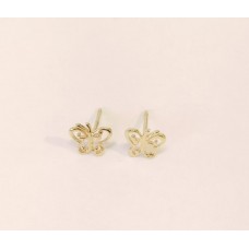 Παιδικά Σκουλαρίκια Χρυσά 9Κ - Πεταλούδα (KID130 - 4060)